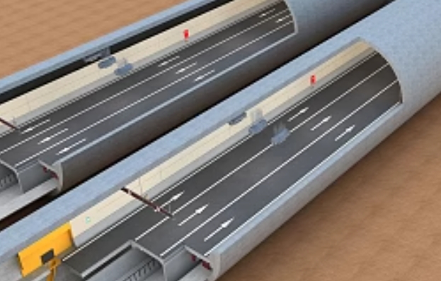 交通隧道三维可视化建模，智慧高速隧道可视化3d模型制作